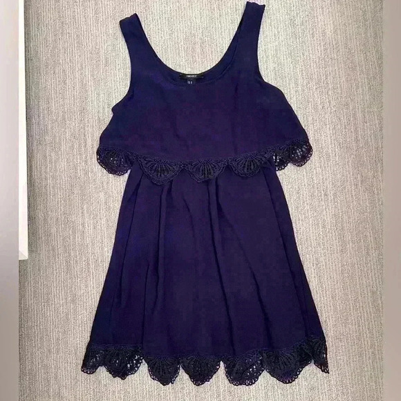FOREVER 21 NAVY MINI DRESS - Picture 1 of 6